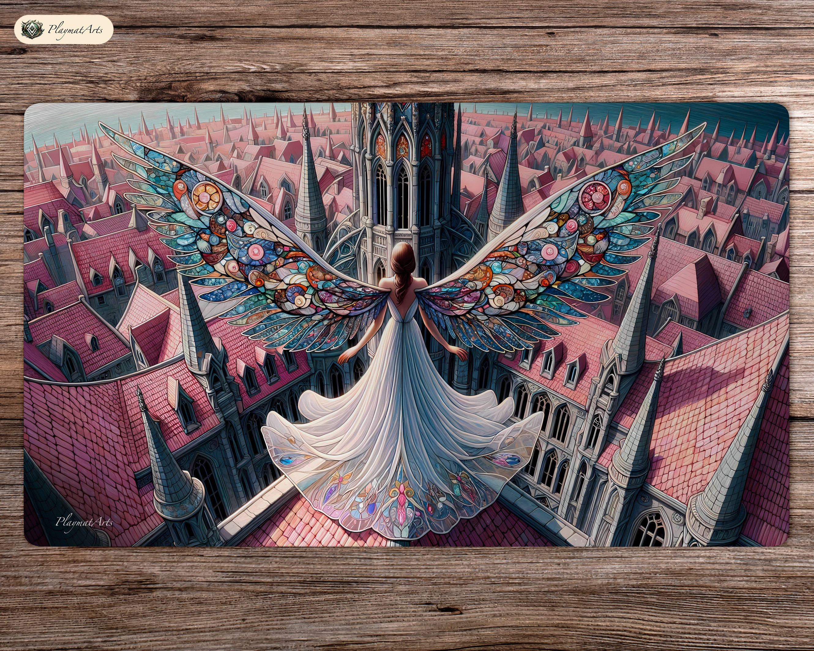 ステンドセラフ - 60 x 35 cm - プレイマット MTG - TCG用ボードゲーム