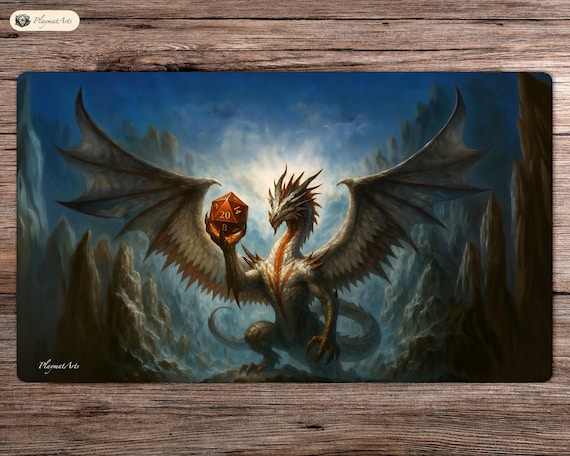 龍王オジュタイ - タルキール龍紀伝 - 24インチ×14インチ - MTGプレイ