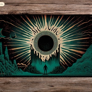 Fate - 24"x14" - Playmat MTG - Board Game Mat for TCG