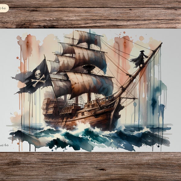 Nautical Brushstrokes - 60x35cm - Playmat Mtg - Brettspiel Matte Für Tcg