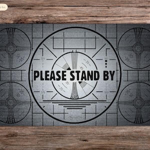 Please Stand By - 24&quot;x14&quot; - Playmat MTG - Board Game Mat for TCG