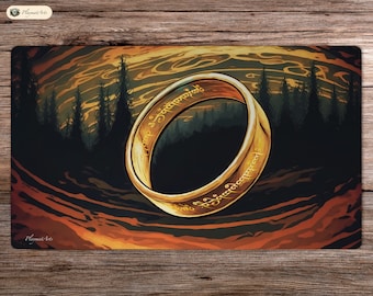 El Único - 24" X 14" - Tapete de juego MTG - Tapete para juego de mesa TCG