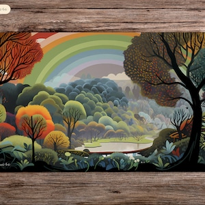Prismatic Omen - Wilds of Eldraine - 60x35cm - Playmat MTG
