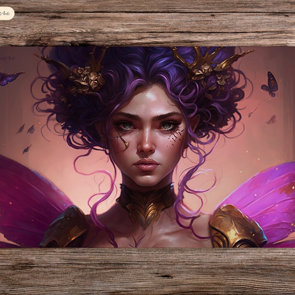 Betrayed Fairy - 24"X14" - Playmat Mtg - Board Game Mat For Tcg