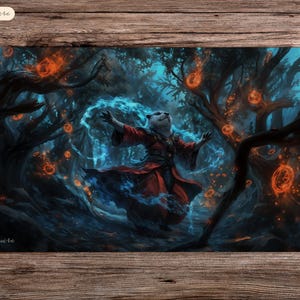 Alania, Divergent Storm - Bloomburrow - 60 x 35 cm - Playmat Mtg - Mata do gry planszowej do Tcg