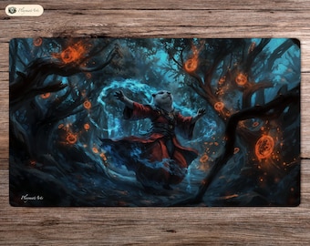 Alania, Divergent Storm - Bloomburrow - 60 x 35 cm - Tappetino da gioco MTG - Tappetino da gioco da tavolo per TCG