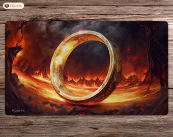 Para gobernarlos a todos - 24" x 14" - Tapete de juego MTG - Tapete de juego de mesa para TCG