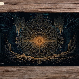 Stellar Nexus - 24&quot;x14&quot; - Playmat MTG - Board Game Mat for TCG
