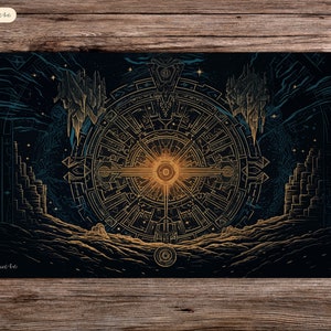 Stellar Nexus - 24"x14" - Playmat MTG - Board Game Mat for TCG