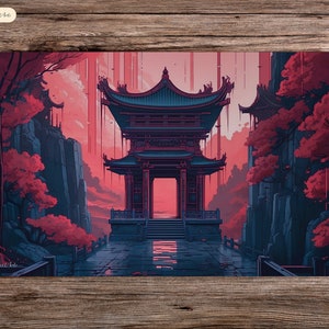 Pathway To Zen - 60 x 35 cm - Playmat Mtg - Tapis de jeu de société pour Tcg
