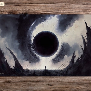 The Other Side of Damnation - 24"x14" - Playmat MTG - Board Game Mat for TCG