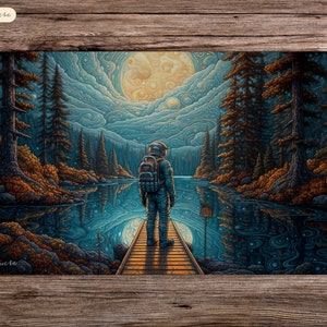 Otherworldly Haven - 60 x 35 cm - Playmat Mtg - Tapete para juegos de mesa para Tcg