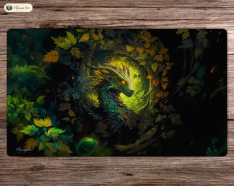 Shimmering Deepwood Scales - 60x35cm - Playmat Mtg - Brettspiel Matte Für Tcg