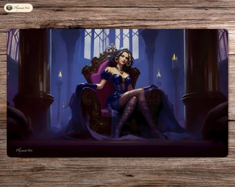 Liliana Landscape MTG Playmat, TCG Playmat, Card Playmat, MTG