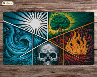 ダン・フレイザー直筆サイン入りマルチモックスMTGプレイマット