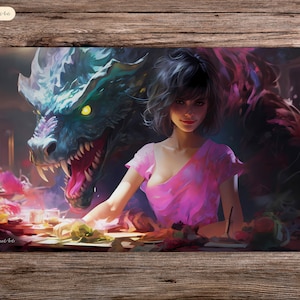 Mistress Of Malice - 60x35cm - Playmat Mtg - Brettspiel Matte Für Tcg