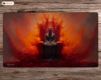 Masked Malevolence - 24"x14" - Playmat MTG - Board Game Mat for TCG