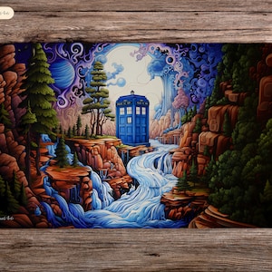 Time Rift In The Ravine - 60 x 35 cm - Playmat Mtg - Tapete para juegos de mesa para Tcg