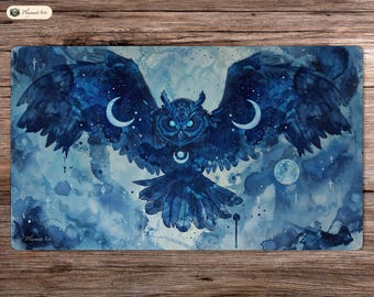 Its Feathers Night - 24&quot;x14&quot; - Playmat MTG - Board Game Mat for TCG