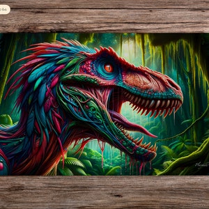 Synthetic Saurian - 24&quot;x14&quot; - Playmat MTG - Board Game Mat for TCG