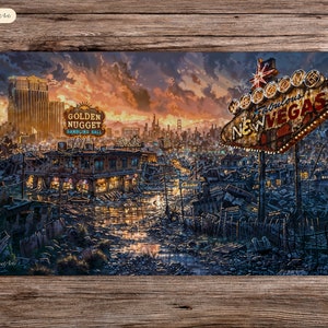 Welcome To New Vegas - 60 x 35 cm - Tappetino da gioco Mtg - Tappetino da gioco da tavolo per Tcg