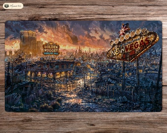 Welcome to New Vegas - 24"x14" - Playmat MTG - Board Game Mat for TCG