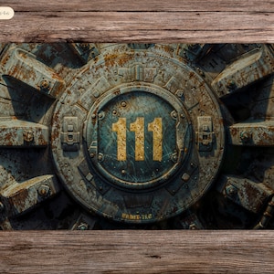 Vault 111 - 24&quot;x14&quot; - Playmat MTG - Board Game Mat for TCG