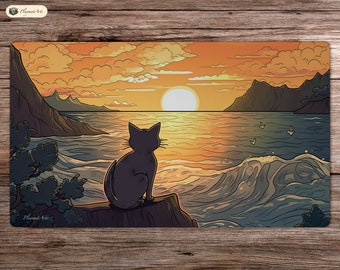 Dreamy Stray - 24"x14" - Playmat MTG - Board Game Mat for TCG