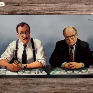 Lets Talk Business - 60 x 35 cm - Playmat Mtg - Tapete para juegos de mesa para Tcg