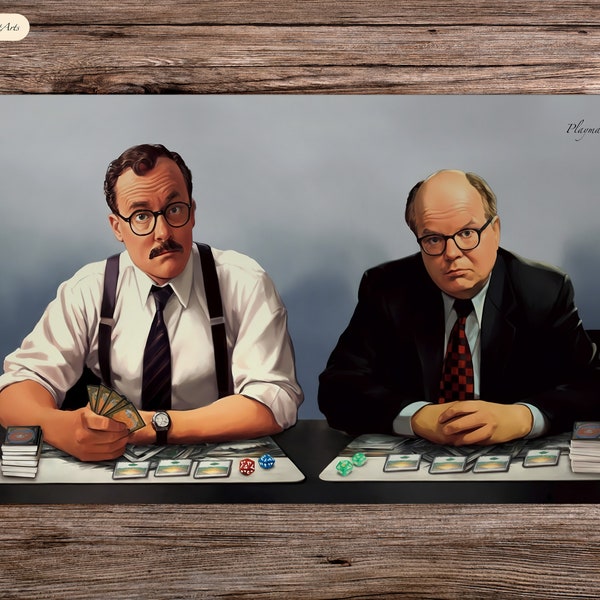 Lets talk business - 24"x14" - Playmat MTG - Board Game Mat for TCG