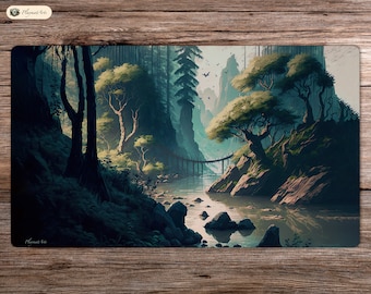 The Bridge - 24&quot;x14&quot; - Playmat MTG - Board Game Mat for TCG