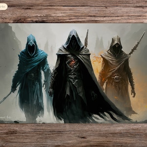 Nazgûl - 60 x 35 cm - Speelmat Mtg - Bordspelmat voor Tcg
