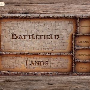 Zones of the Dungeon - 24"x14" - Playmat MTG - Board Game Mat for TCG