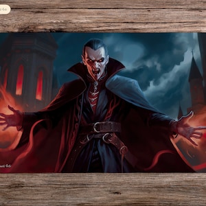 Eternal Blood Monarch - 24&quot;x14&quot; - Playmat MTG - Board Game Mat for TCG