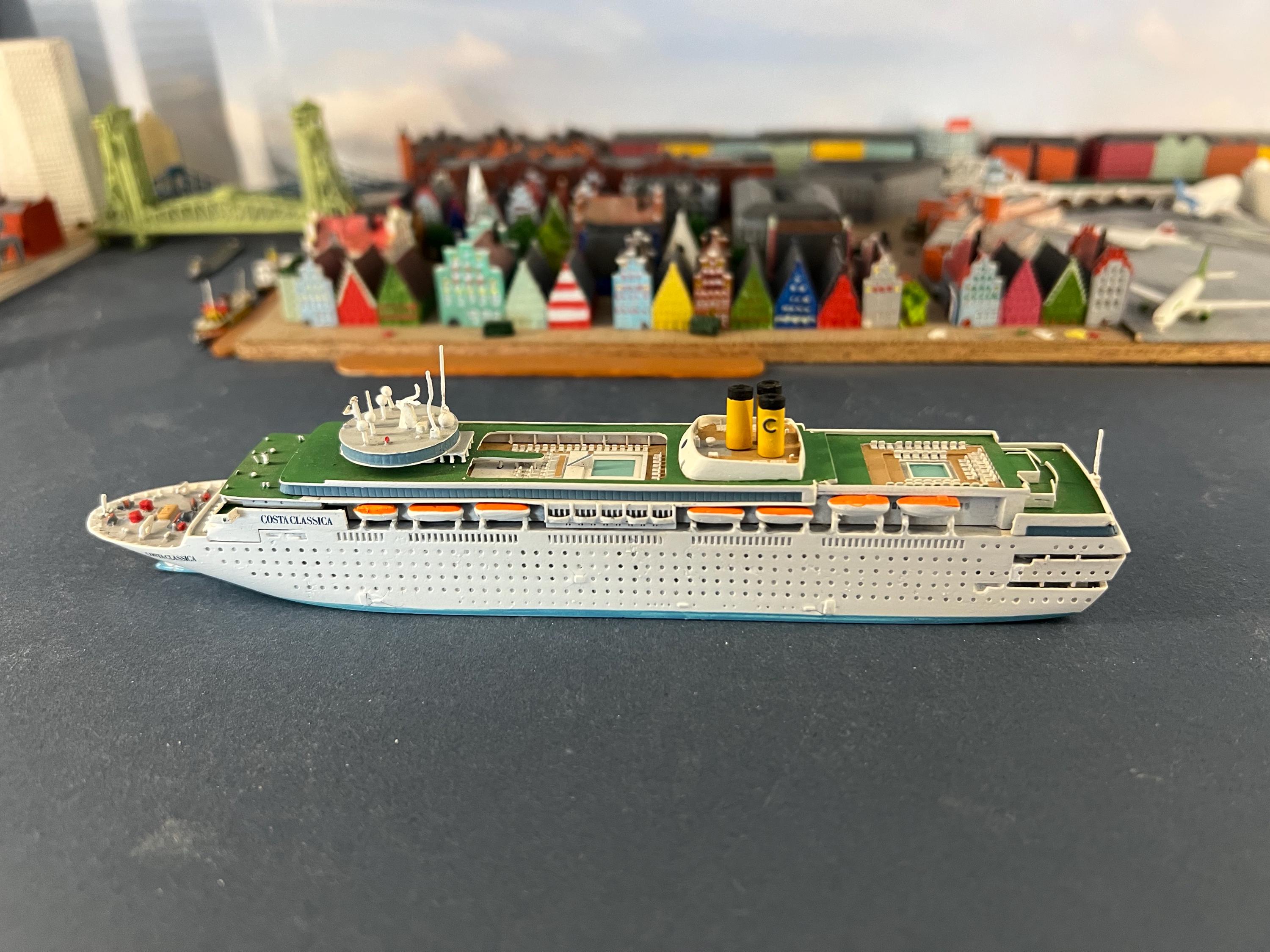 Costa Classica - 1/1250 Cruise Ship Model - Sextant SX139 - Etsy