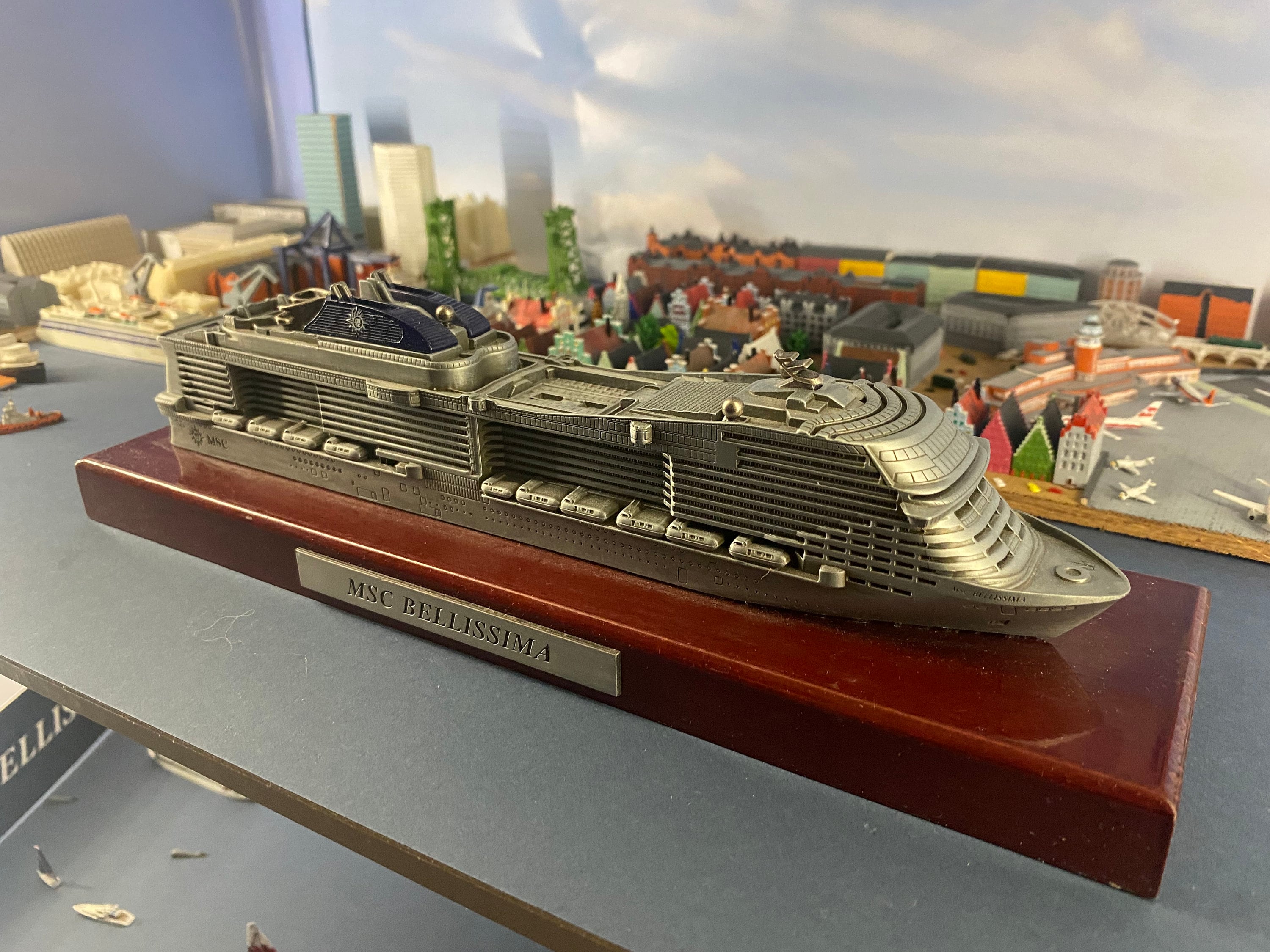 MSC Bellissima Cruise Ship Model - Etsy