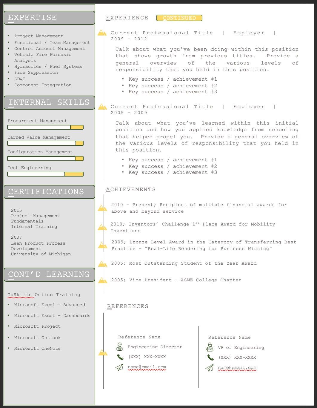 Outdoor Themed Digital Download Resume Designed in MS Powerpoint - Etsy