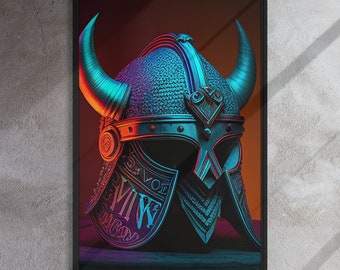 Helm of Valhalla | Framed canvas