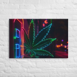 Neon Green Dream | Canvas