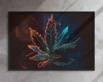 Bold and Vibrant | Framed canvas