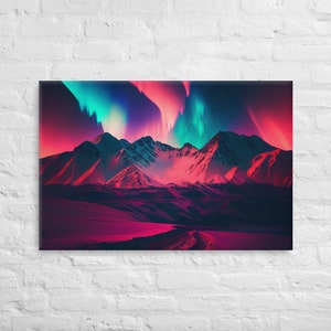 Electric Rocky Mountains | Canvas