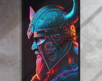 Ragnarok's Hero | Framed canvas