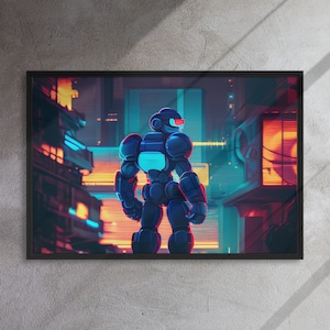 Electric Hero | Framed canvas