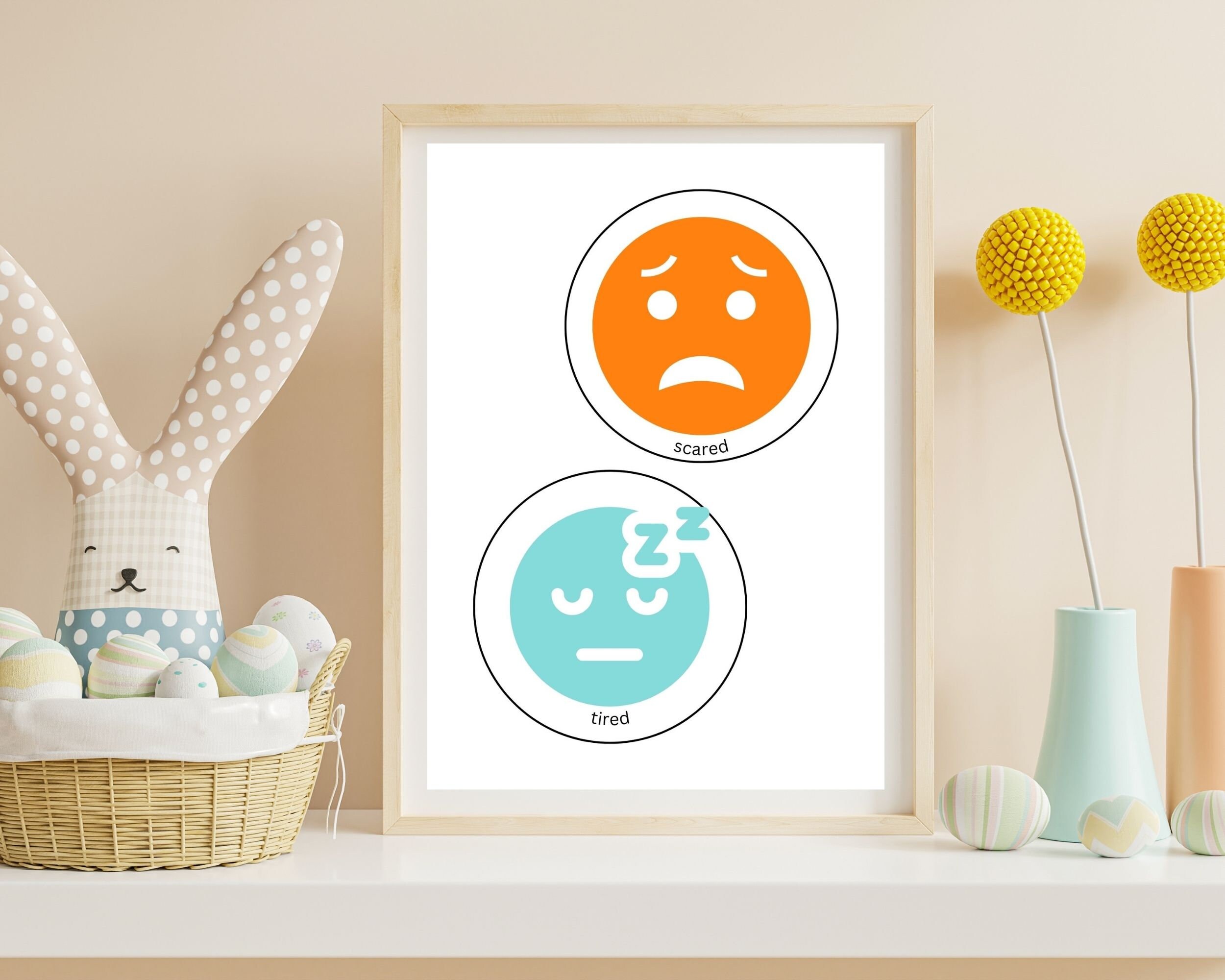 Emotion Faces, Printable Digital Download, Emotions Lacing Cards ...