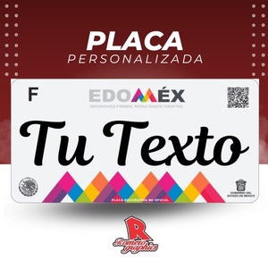 Placas personalizadas -  México
