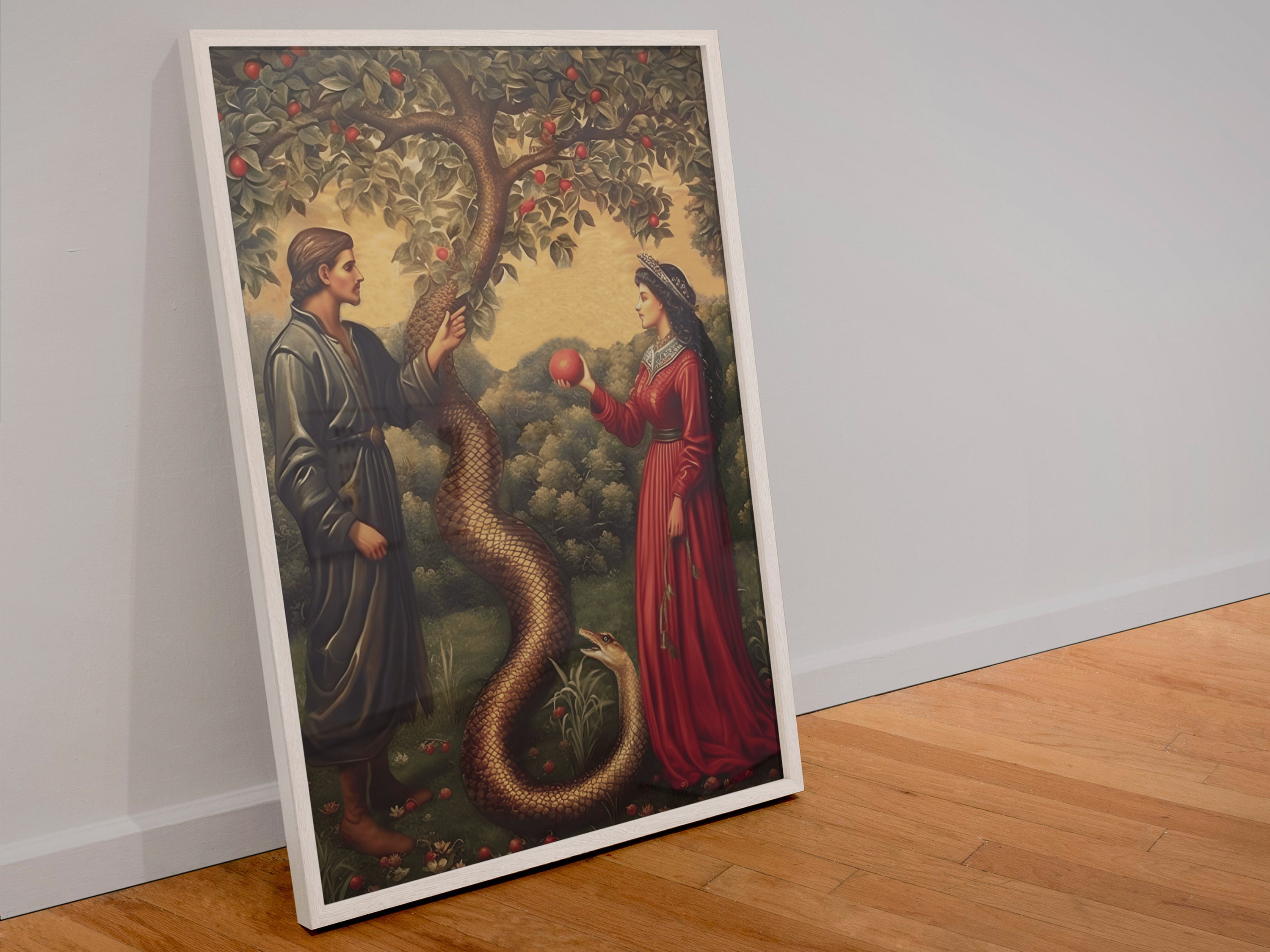 Adam And Eve Forbidden Fruit Garden Of Eden Genesis Biblical Story Adam And Eve Forbidden Fruit Garden Of Eden Genesis Biblical Story