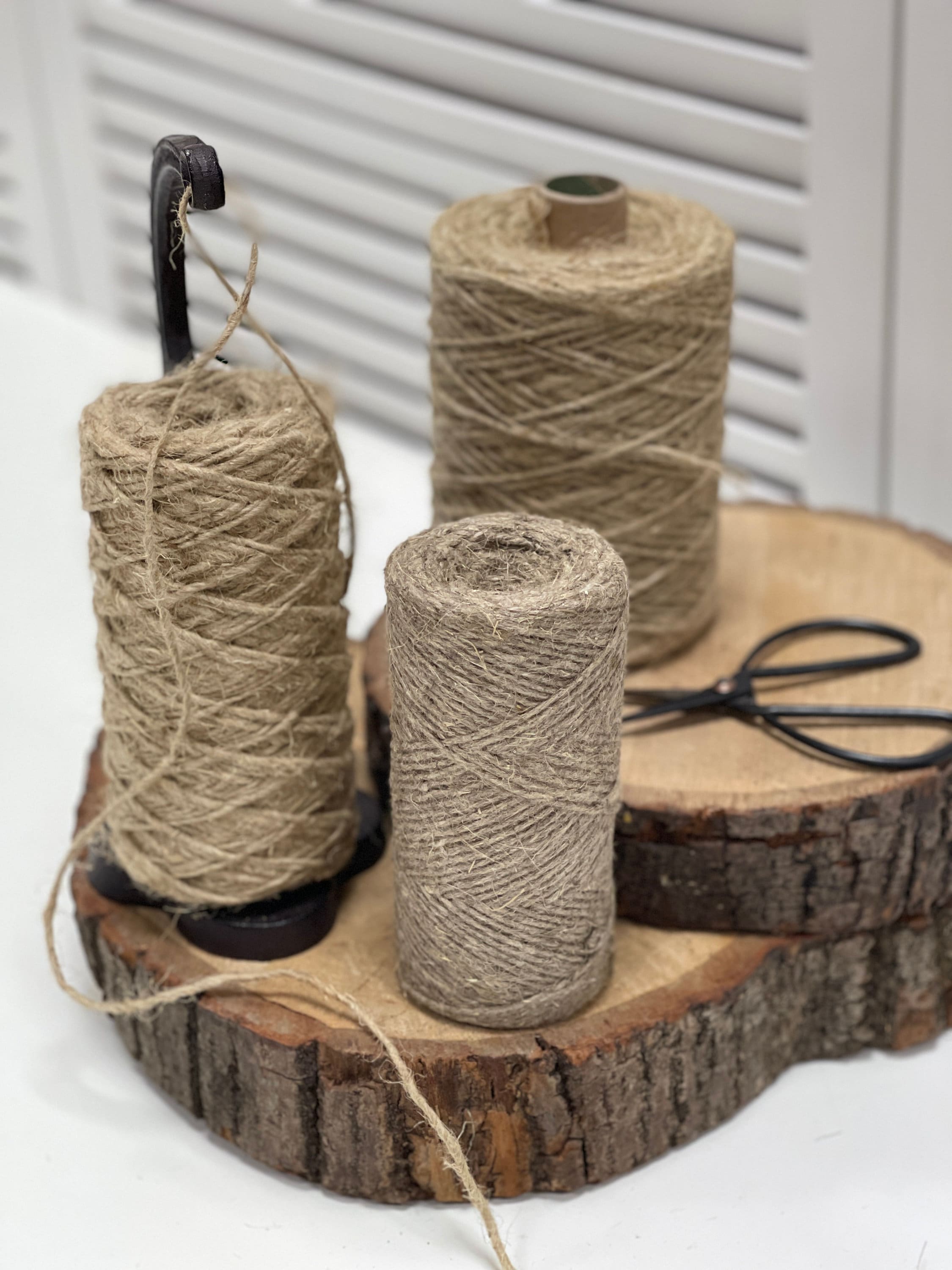 Natural Flax Twine, Twisted Flax Cord, Flax Rope, Flax String, Flax