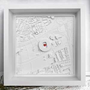 Leverkusen - 3D Stadion - Cadeau voor de echte voetbalfan van de Bayer Leverkusen Arena, Sport en Vrienden - Stadionplattegrond van de BayArena