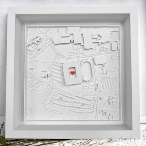 Dortmund - Westfalenstadion 3D Stadion Borussia - Cadeau voor de BVB-voetbalfan, sportfan en vriend - Stadionplattegrond van het Signal Iduna Park
