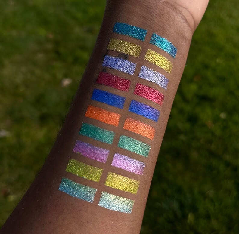 Mega Bundle 1 25 Makeup Swatch Stencils preweeded 25 Stencils Etsy